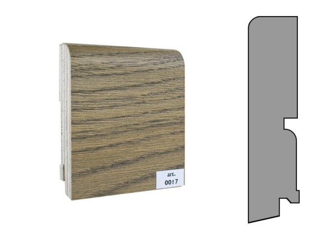 Плинтус шпонированный Finitura  120х30х2400мм арт.017